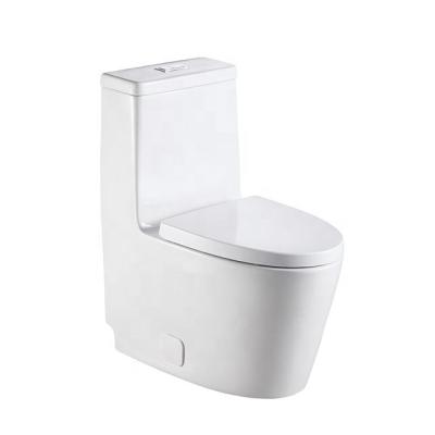 China Double-Flow High Quality Wholesale Siphonic Tornado Water Closet Flush One Piece Toilet for sale