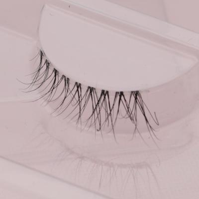 China Extremely natrual and comfortable on your eyes; Cruelty Free Daily Makeup Full Strip Lashes Real Mink Fur Lashes Invisible Strip Natural False Eyelashes Styles 10mm 12mm 15mm for sale