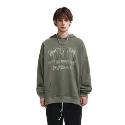 China High quality anti-pilling men's hoodie oversized pocket custom logo sweatshirts printing men's hoodies for sale