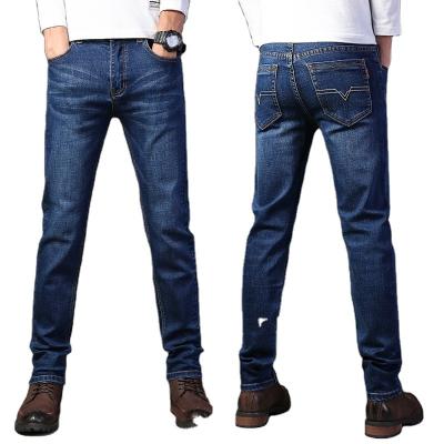 China Directly Customize Logo Solid Color Blue Black Blue Newspaper To Use Hot Selling Jeans Fashion Jeans For Men Hip Hop Jeans for sale