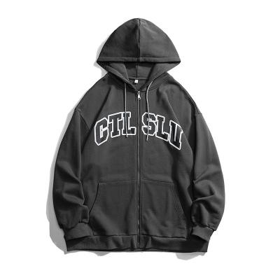 China Regular fashion printed logo hoodies coats for man sport wear custom fashionable men's casual wear coats men's street hooded coats for sale