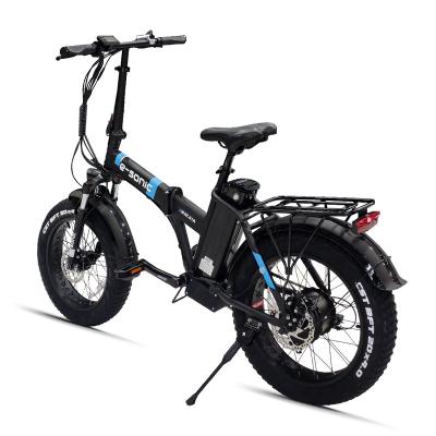 China Competitive price fat tire aluminum alloy foldable ebike 7 speed electric bicycle with LCD display from Guangzhou factory for sale