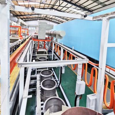 China Brass Automatic Gantry Hanging Plating Production Line Plating for sale