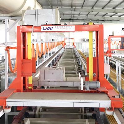 China Hanging Plating Brass Automatic Rotary Type Vertical Life Electroplating Line for sale