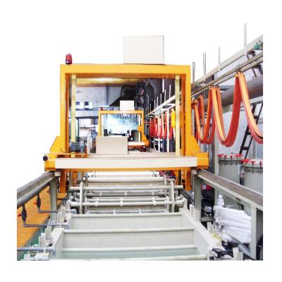 China Hanging Plating Brass Automatic Vertical Copper, Nickel, Chrome Electroplating Production Line for sale