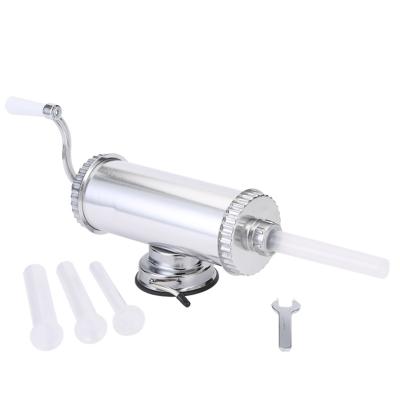 China Viable Manual Sausage Syringe Sausage Stuffer With Suction Base Sausage Meat Stuffer 1.5KG for sale