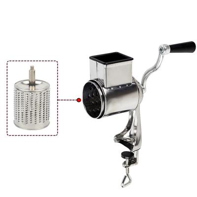 China Viable Rotary Potato Grater Potato Slicer Vegetable Shredder Fruit Shredder Kitchen Tool Cheese Chopper Grater for sale