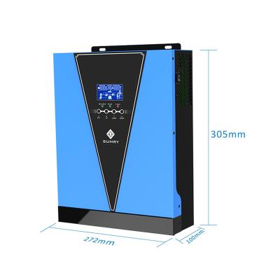 China 5000VA 4000W 48VDC Pure Sine Wave Hybrid Solar Inverter with Parallel Function for 328 Home Appliance for sale