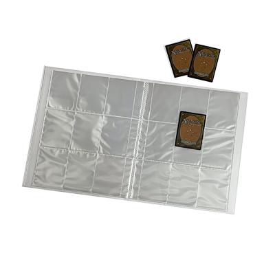 China Other Clear Transparent 9 Pocket Trading Card Album 16 Pages Card Holder Binding for sale