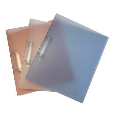 China PP Customize A4 Size PP 2 Ring Binder Colorful A5 Displaybook for sale