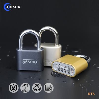 China Asack Doors Drawer Auto Luggage Locker Cabinet Safety Protection Locks Waterproof Rustproof Anti-theft Anti-theft Metal Alloy Combination Coded Keyless Padlocks for sale