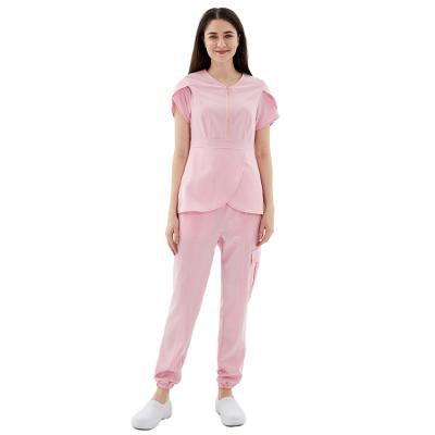 China High Fashion Medical Uniform Fuxin Fuyi Nurse Uniform Custom Made Medical Scrubsuit Comfortable Hospital Eco-friendly Medical Apparel Scrub for sale