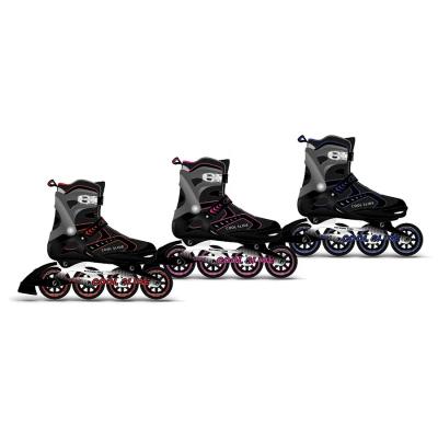 China High Quality Semi Soft PVC Professional Inline Skates For Adult for sale