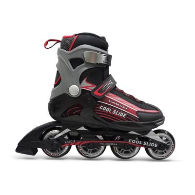 China High Quality Semi Soft PVC Professional Inline Skates For Adult for sale