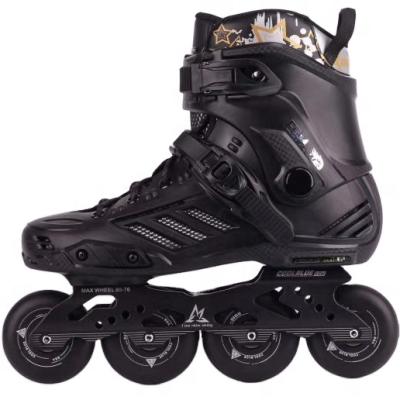 China Wholesale Unisex Adult Inner Detachable and Washable Slalom Hard Boot Factory Performance Freestyle Performance Factory Sleeve Built-in Roller Skates for Adult for sale