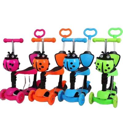 China Child China Factory Kids Scooter With Seat/Wholesale 3 Wheels Scooter For Kids Kick Scooters Foot Scooters For Kid for sale