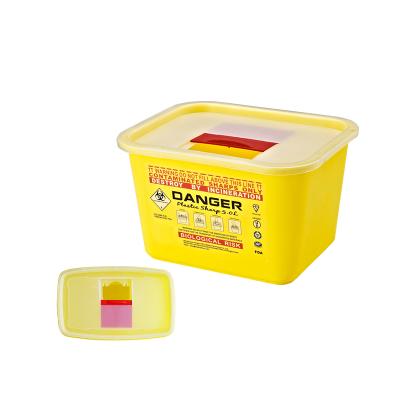 China Medical PP Plastic 5L Container Disposal Sharps for sale