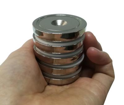 중국 Industrial Magnet Wholesale 25mm 32mm 36mm Diameter Super Power Neodymium Cup Magnet 판매용