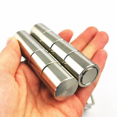 China Amazing Quality Industrial Magnet Powered Pot Coated Neodymium Magnet Shield for sale