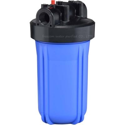 China Wholehouse Hotel Filter 10 Inch Large Blue Filter Housing for sale