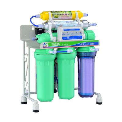 China Classic 100GPD Hotel Style Rack With Controller Reverse Osmosis Water Purification System for sale