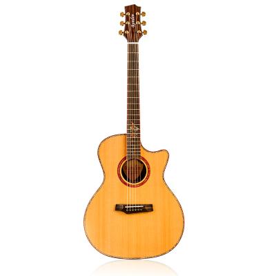 China Randon RG-LM18-GAC Rosewood Redwood Veneer 40 Inch Beginner Entry Stringed Native Instrument Guitar for sale