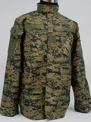 China Digital Camo Woodland Military Uniform For 35% Cotton And 65% Polyester for sale