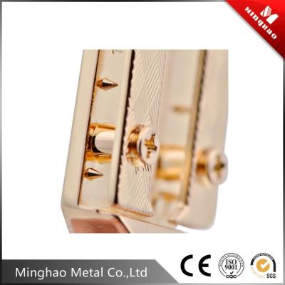 China Promotion black square zinc alloy metal accessories,18.7*63.8mm black parts for sale