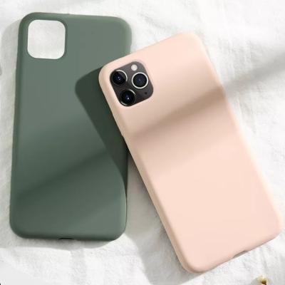 China Wholesale Soft Shockproof Candy Color Slim Silicone TPU Premium Mobile Cell Phone Case For iPhone 13 12 11 ProMax XR XS X 8 7 for sale