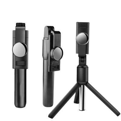 China Fold 3 in 1 New Arrival 2021 New Arrival Self-Rod K10 Tripod Mobile Phone Smartphone Selfie Monopod Wireless Stick for sale