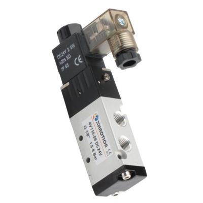 China General XHnotion 4V110-08 5 Way 2 Position Control Valve Directional Control Single Head Direct Acting Solenoid Valve for sale