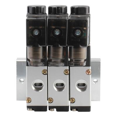 China General Pneumatic Directional Control Valves 3v210-3f Solenoid Valve Manifolds for sale