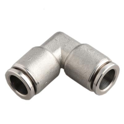 China 90 Degree Elbow Tubing 1/2 Inch PEX Fittings Stainless Steel XHnotion Push To Plug Stainless Steel Pipe Fitting Connector for sale