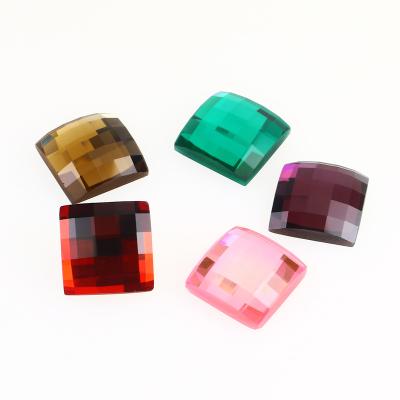 China Free Sample Flatback Crystal Beads Square Flat Back ab Glass Rhinestone from Dongzhou Crystal Coloful Glueable Rhinestones Flatback for sale