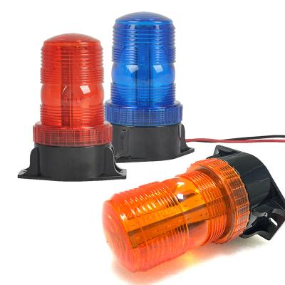 China Blue DC 30 LED Amber Flashing Strobe Beacon Warning Strobe Light 10-110V for Forklift Crane Safety Light CK-RW-28A-100V for sale