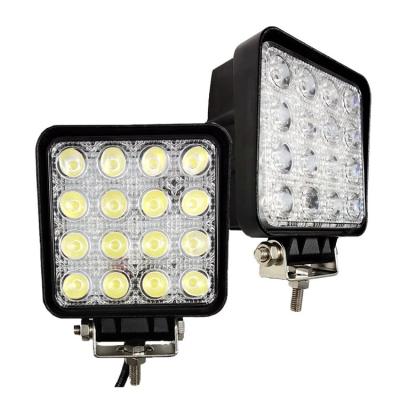 China Excavator LED Forklift Headlight 4inch Automobile Lights 48W For Car Truck LED Work Light 12V for sale