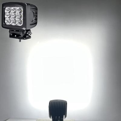 China Aluminum + PC LED Work Light 5 Inch 90W Work Light Engineering Equipment Car LED Work Light for sale