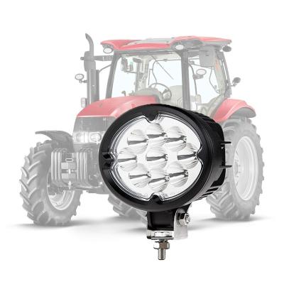 China Alloy+PC Wholesale Aluminum 6inch 27W Oval Flood LED Work Light 5.5 Inch Oval 12V LED Tractor Lights for sale