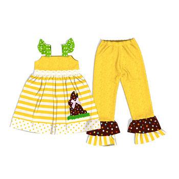 China Girls boutique clothing conice summer girls boutique clothing set baby products clothing wholesale china baby for sale