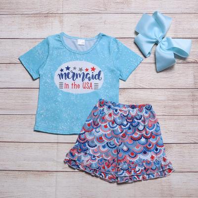 China CONICE Casual Kids Clothes Girls Summer Boutique Outfits Wholesale Kids Clothes Sets Toddler Girls Clothing Bell Bottom Outfits for sale