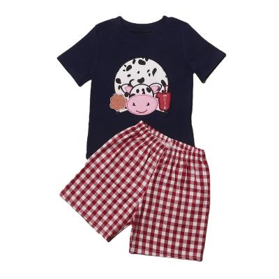 China 2021 fashion summer cartoon series casual hot wholesale boys and girls dress hot sale kids boutique clothes for sale