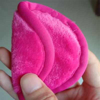 China Face Microfiber Eyelash Makeup Cleaning Pads for sale