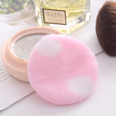 China Custom Face Microfiber Round Make Up Removal Towel for sale