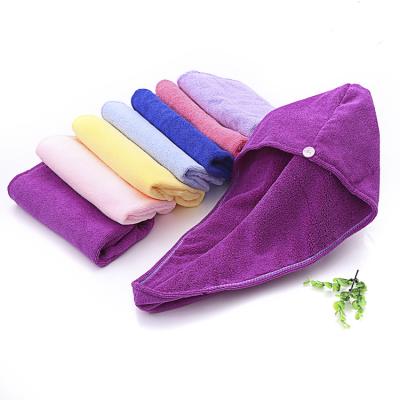 China Custom Color Quick Dry Soft Microfiber Hair Towel QUICK DRY for sale