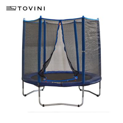 China With large protective net trampoline with net jumping mat and fence spring for sale