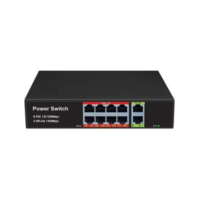 China 8 POE RJ45-Ports 2 RJ45-Oberporte Ethernet-Switch FG-4882M mit Privatformdesign zu verkaufen