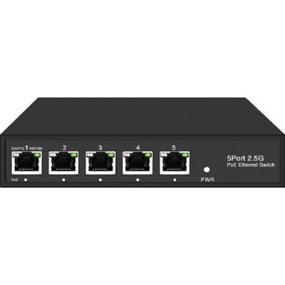 Cina 10G Ethernet Network Switch 5*2.5G porte POE per la comunicazione full-duplex e half-duplex in vendita