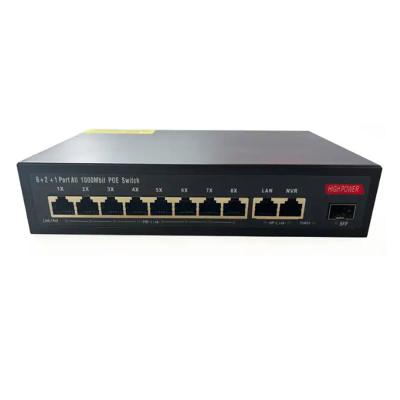 Cina 8 porte Gigabit Ethernet POE Switch per casa o ufficio in vendita