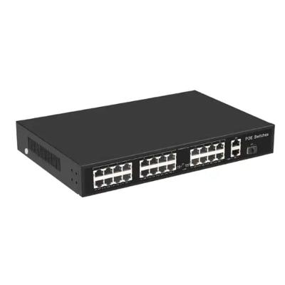 Chine Commutateur POE Ethernet à 24 ports pris en charge par VLAN et SNMP pour applications réseau à vendre