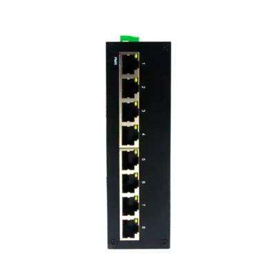 Cina 8 porte 10/100Mbps Industrial Fiber Switch DC12V-DC52V Input di potenza per la connettività in vendita